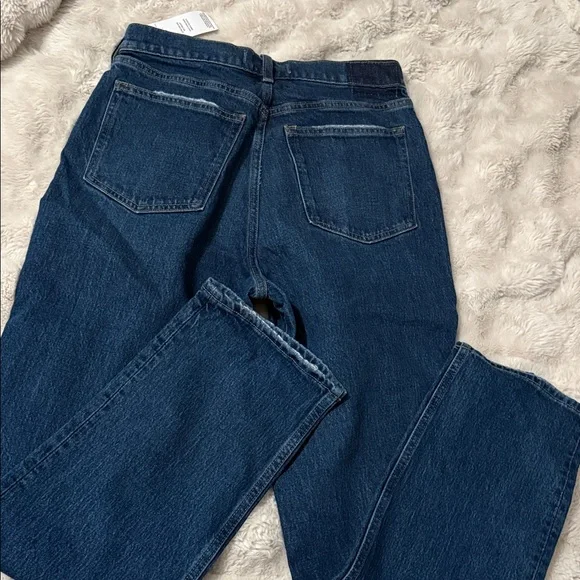 Womens ultra high rise 90s Straight Blue Jeans- BRAND NEW W TAGS ABERCROMBIE - Picture 13 of 14